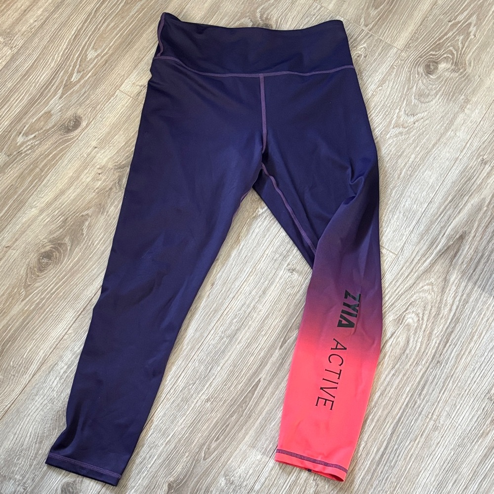 Ziva Active Women's Purple and Pink Leggings